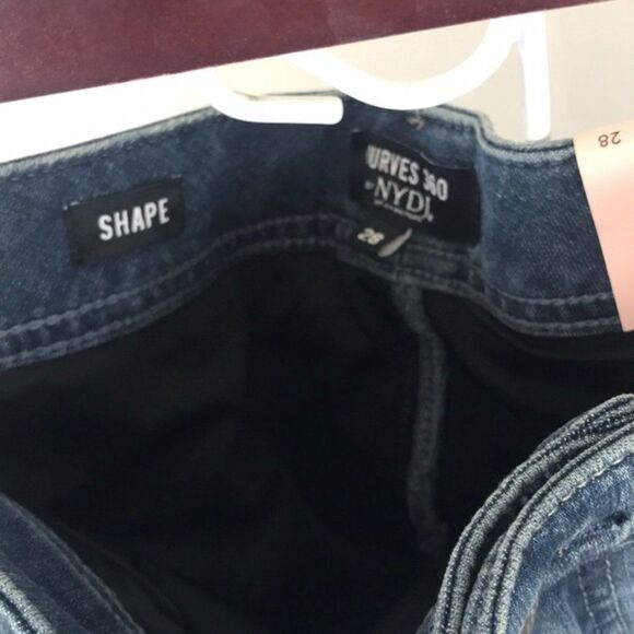 NYDJ Denim Jean Shorts  Plus Women Size 28 Serein New - Picture 5 of 8